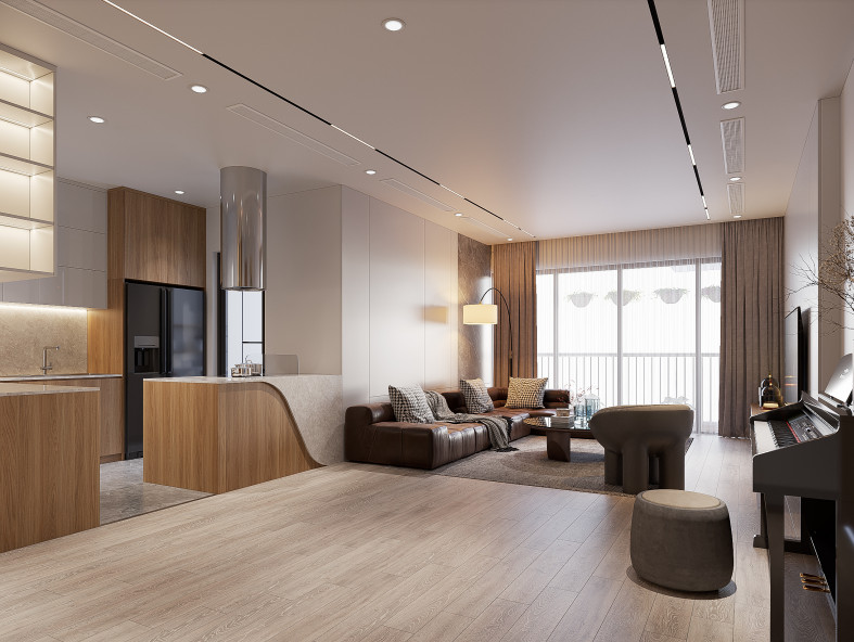 Bán căn hộ 150m2 tầng trung thiết kế 4 phòng ngủ rộng ban công Tây nam ngay Hoàng Đạo Thúy - Ảnh chính